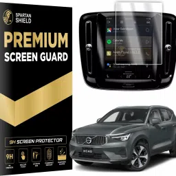 spartan shield Screen Guard for VOLVO XC 40 - 9 INCH INFOTAINMENT TOUCHSCREEN PROTECTOR || Water Resistant || Anti Fingerprint || XC40 Car Touch Digital Display Screen Accessories 9H [Not Tempered Glass]-image-54