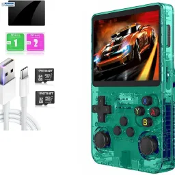 Playtastic R36S Game Console 3.5 inch Retro Emulator System 64 GB with 15000+Preinstall video game Mario ,GTA Vice City-picture-42