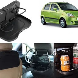 selifaur FTB403-Multi-Functional Fordable Car Headrest Seat Back Food Tray, Dining Table Cup Holder Tray Table-picture-23