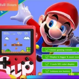 CRATIX SUP GAME 400 in 1 Retro Game Box Console Handheld Video Game box with TV Remote 32 GB with Mario/Super Mario/DR Mario/Contra/Turtles and other 400 Games image 4
