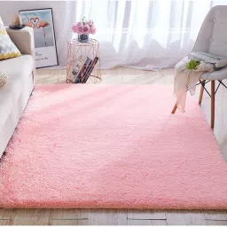 Pink Polyester Carpet-15