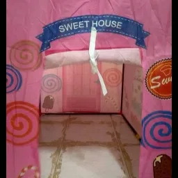 New Tant Fun Birthday Tent for Toddlers | Candy House with Mesh Window-image-23