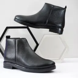 Chelsea Open Boot for Men (Black) Boots For Men-image-58