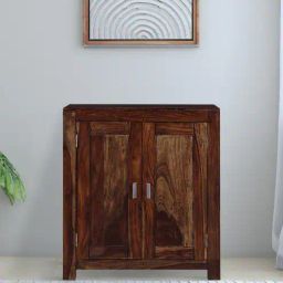woodsworth from pepperfry Oriel Sheesham Wood Shoe Cabinet In Scratch Resistant Provincial Teak Finish-picture-41