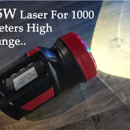 shoptric 75 Watt Laser LED Torch Light For High Rnage Power Zoom With Big SMD As Side Light For More Brightness Torch image 3