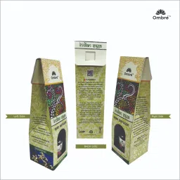 Ombre Jasmine Diffuser Get 4 Natural Stick Natural Fragrance Diffuser Set (50ML) Ideal for Office Cabins, Room, Washrooms, Cubicles, Stores, Reception Areas Etc... Diffuser image 3