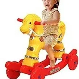 shiv online CHETAK Horse with Rocking Function and Running Ride-On Rideons & Wagons Non Battery Operated Ride On image 3