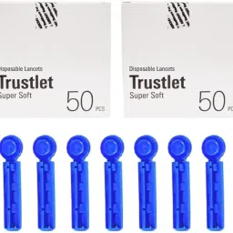 Arkray Trustlet 100 Disposable Sterile Lancets For Glucose Monitor Glucometer Lancets-16