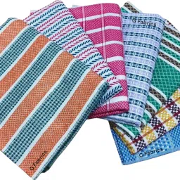 Cotton 300 GSM Bath, Beach, Hair, Sport, Face, Hand Towel Set-12