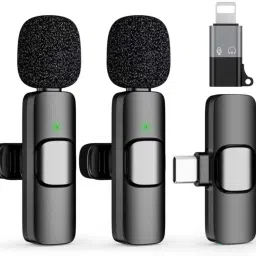 BfsTeckt K8 Wireless Plug And Play Type C Collar Mic Supported Only Android Camera Microphone image 5