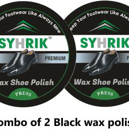 Graphene (Set of 2) Shoe Wax Polish Shine Nourishes and Protect. 2x40 Gram. Leather Shoe Wax Polish-image-2
