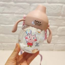 Spout Sipper Bottle For Baby, Kids. Sippy Cup Water Bottle With Handle, Strap.-13