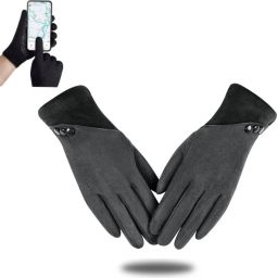 Solid Winter Women Gloves-image-32