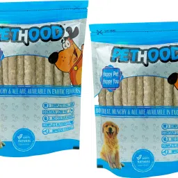 Dog Chew Natural Flavor Stick 450g + 450 g (Pack of 2), Stick for Dogs Milk, Egg Dog Chew-image-3