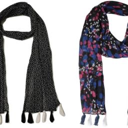 Printed Chiffon Women Multicolor Scarf, Stole, Fancy Scarf-image-84