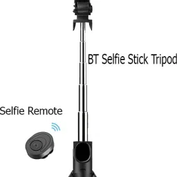 PULTO Bluetooth Selfie Stick Tripod Mobile Stand With Wireless Remote Photo Shutter Single Gimbal for Mobile-42