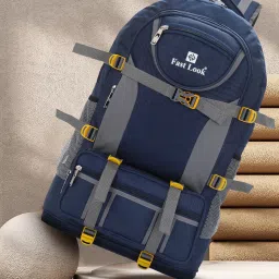 55 L Backpack Expandable Travel Rucksack Backpack for Sport Camping Hiking Trekking Bag-Blue-image-12