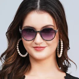 UV Protection, Gradient, Polarized Round Sunglasses (Free Size)-picture-15