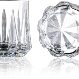 (Pack of 2) Transparent Drinking Bar Glasses for Scotch, Bourbon, Liquor and Cocktail Glass Set Whisky Glass-image-99