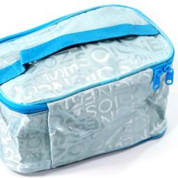 Women Blue Cosmetic Bag-image-4