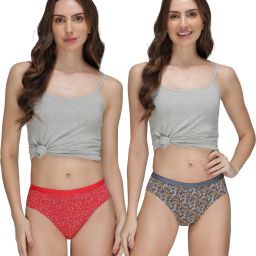 Pack of 2 Women Hipster Multicolor Panty-image-3