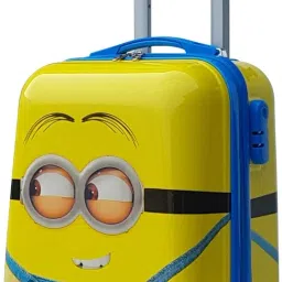 Small Cabin Suitcase (40 cm) 4 Wheels - Polycarbonate Hard Shell Suitcase Children Travel Trolley Bag - Yellow-image-27