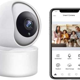 OSQD WiFi CCTV 5MP Indoor Camera | Full HD | Audio Communication | Night Light View Security Camera-image-65