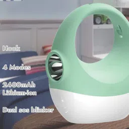 firstlike TWO IN ONE RECHARGEABLE EMERGENCY LIGHT WITH TORCH WITH DUAL SOS BLINKER 6 hrs Lantern Emergency Light image 4