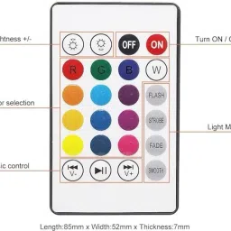 chhokra 220 W Bluetooth, Color Changing Decorative B22 D PVC Bulb image 3