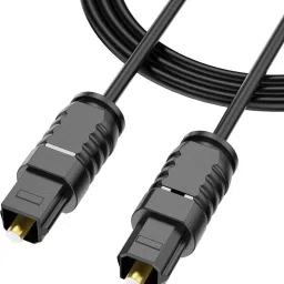 BKC Fiber Optical Cable 1.5 m Digital Fiber Optical Audio Dolby Cable with 8 Channel Audio support, Gold Plated Connectors-33