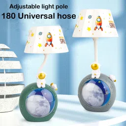 wishkey USB Rechargeable Space Theme LED Study Lamp with Adjustable Brightness Modes Study Lamp image 4