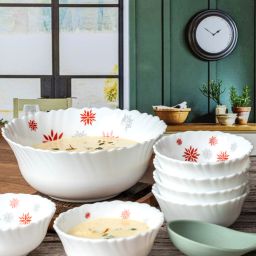 Opalware Dessert Bowl Pudding Bowl Set-8