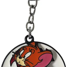 Jerry Metal Spinning Keychain | Tom & Jerry Cartoon Key Ring Key Chain-picture-44