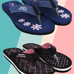 Women's Slipper Ortho-Care Trending Colorful Printed Combo Flip Flop (Pack of 2) Women Slippers-8