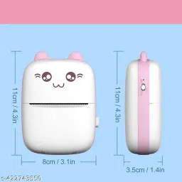 IMMUTABLE Portable Mini Printer Bluetooth Printer 2 roll bvg17 camera image 2