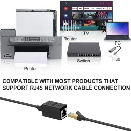 TAAPSEE RJ45 Adapter Coupler for Cat7/Cat6/Cat5e/cat5 Ethernet Cable Extender Connector Lan Adapter image 4