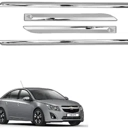 Full chrome side beading Moulding Compatible for All model Chrome Chevrolet Cruze Side Garnish-image-77