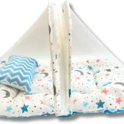 Nylon Infants Washable Polyester Foldable zipper opening Baby Bed Mosquito net upto 18 monthS Mosquito Net-26