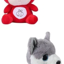 RABBIT DOLL SOFT TOYS/HUSKEY DOG SOFT TOYS/COMBO SOFT TOYS/KIDS SOFT TOYS - 25 cm-image-70