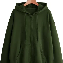 Men Full Sleeve Solid Hooded Sweatshirt-image-54