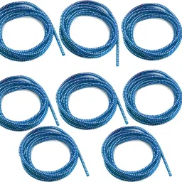 Crysendo Spiral Metallic Finish Cable Cord Wire Protector Half Size 0.65 meters each pack of 8 Pcs Cable Protector-image-58