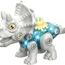 DIY Assembly Medium Sliding Dinosaur Kit - Triceratops-20