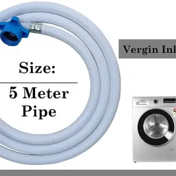 Universal Fit 5 Meter Optimally Flexible 3 LAYERS PVC Made Washing Machine Inlet Hose Water Inflow Pipe For Fully Automatic Top & Front Load Machine Hose Pipe-10