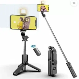 JYTIQ R1s Bluetooth Selfie Sticks with Remote and Selfie Light, 3-in-1 Multifunctional Selfie Stick Tripod Stand Bluetooth Selfie Stick image 2