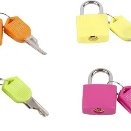 Y31C set of 4 Small Padlocks For Securing Luggage While Travelling Padlock-28