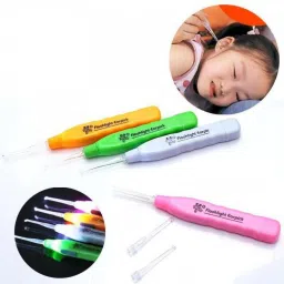 LED Flashlight Earpick with Tweezer-4