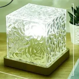 NKL BEST 3D Ocean Wave Projector Lamp Romantic LED Night Light With Remote_UE641 Table Lamp-12