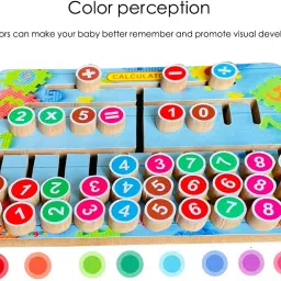 forsikha Learning Puzzle Brain Booster Counting Matching Math Numerical Calculator Board image 5