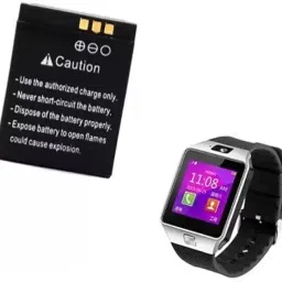 ENMORA Smart WatchFor DZ09 And A1 V8 380mah(BLACK)DSF1Battery-image-51