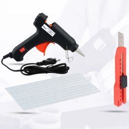 HGCM280M1 20W Hot With 10Pcs Stick and Utility Knife for Craft,Art Standard Temperature Corded Glue Gun-16